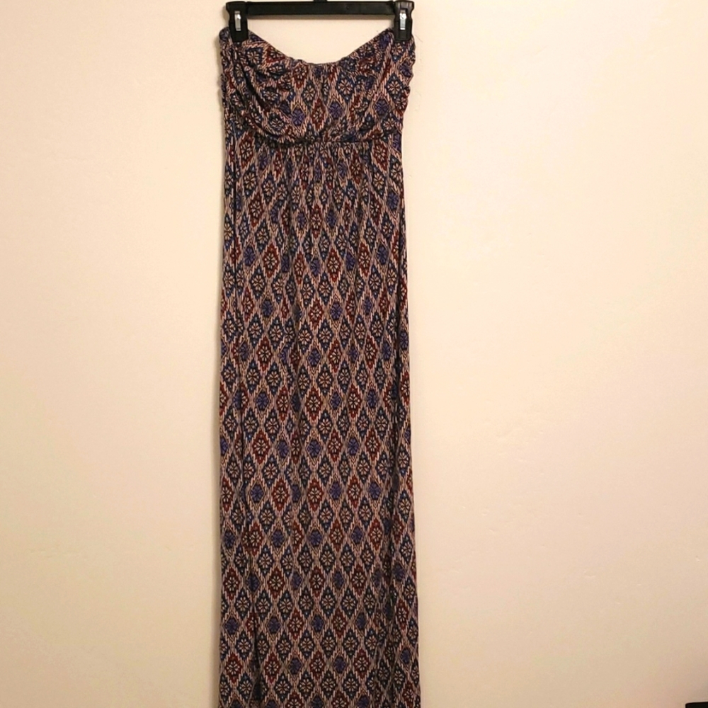 Aztec Pattern Maxi-Dress - Picture 2 of 2